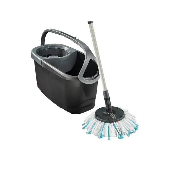 Leifheit Dweilsysteem Clean Twist Disc Mop Ergo compleet Black Edition
