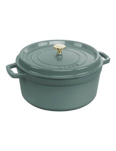 Staub Braadpan 26cm 5,25L La Cocotte groenblauw
