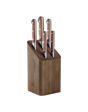 Zwilling Messenblok 6-delig Zwilling Pro Wood Bruin