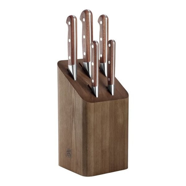 Zwilling Messenblok 6-delig Zwilling Pro Wood Bruin