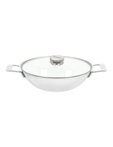 Demeyere Wok 30cm Industry 5 + gratis glasdeksel