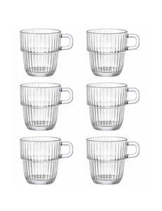 Bormioli Rocco Theeglas/koffiekop 25cl Barshine set van 6