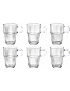 Bormioli Rocco Theeglas/koffiekop Barshine 31,5cl D7,9XH11,2CM set van 6
