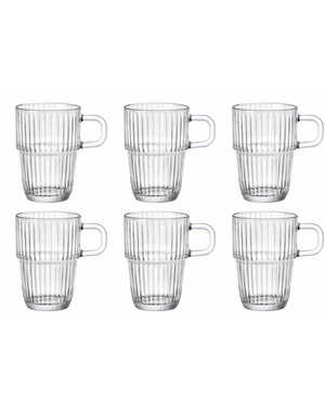 Bormioli Rocco Theeglas/koffiekop Barshine 31,5cl D7,9XH11,2CM set van 6