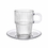 Bormioli Rocco Koffiekop/theeglas Barshine 31,5 cl met schotel