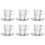 Bormioli Rocco Koffiekop/theeglas Barshine 31,5 cl met schotel set van 6