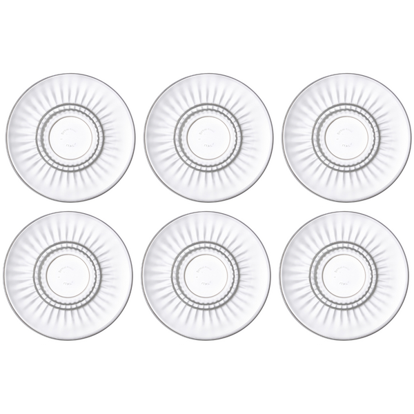 Bormioli Rocco Schotel 14cm voor kop Barshine 18,5cl transparant set van 6
