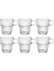 Bormioli Rocco Koffiekop/theeglas Barshine 18,5 cl  D7,1XH8CM set van 6