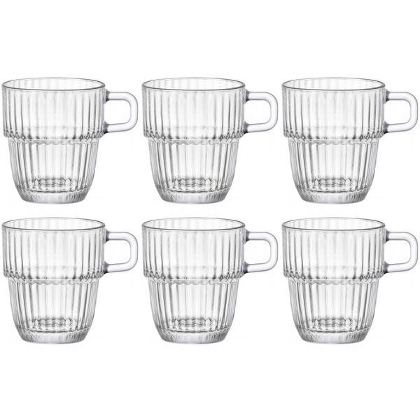 Bormioli Rocco Koffiekop/theeglas Barshine 18,5 cl  D7,1XH8CM set van 6
