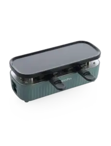 Greenpan Connect Gourmetstel 2-persoons keramisch smokey blue