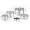 Fissler Pannenset 5 delig Viseo Pro met glasdeksel Fissler