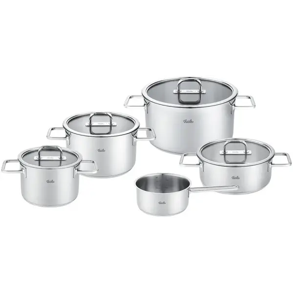 Fissler Pannenset 5 delig Viseo Pro met glasdeksel Fissler