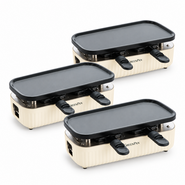 Greenpan Connect Gourmetstel 2-persoons keramisch crème 3 sets (6 personen)