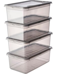 Keeeper Voorraaddozenset Bea 4 x 5,5L Bruin Keeeper