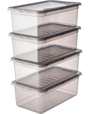 Keeeper Voorraaddozenset Bea 4 x 5,5L Bruin Keeeper
