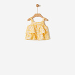 Yell-Oh Top Double Frilled - Yellow