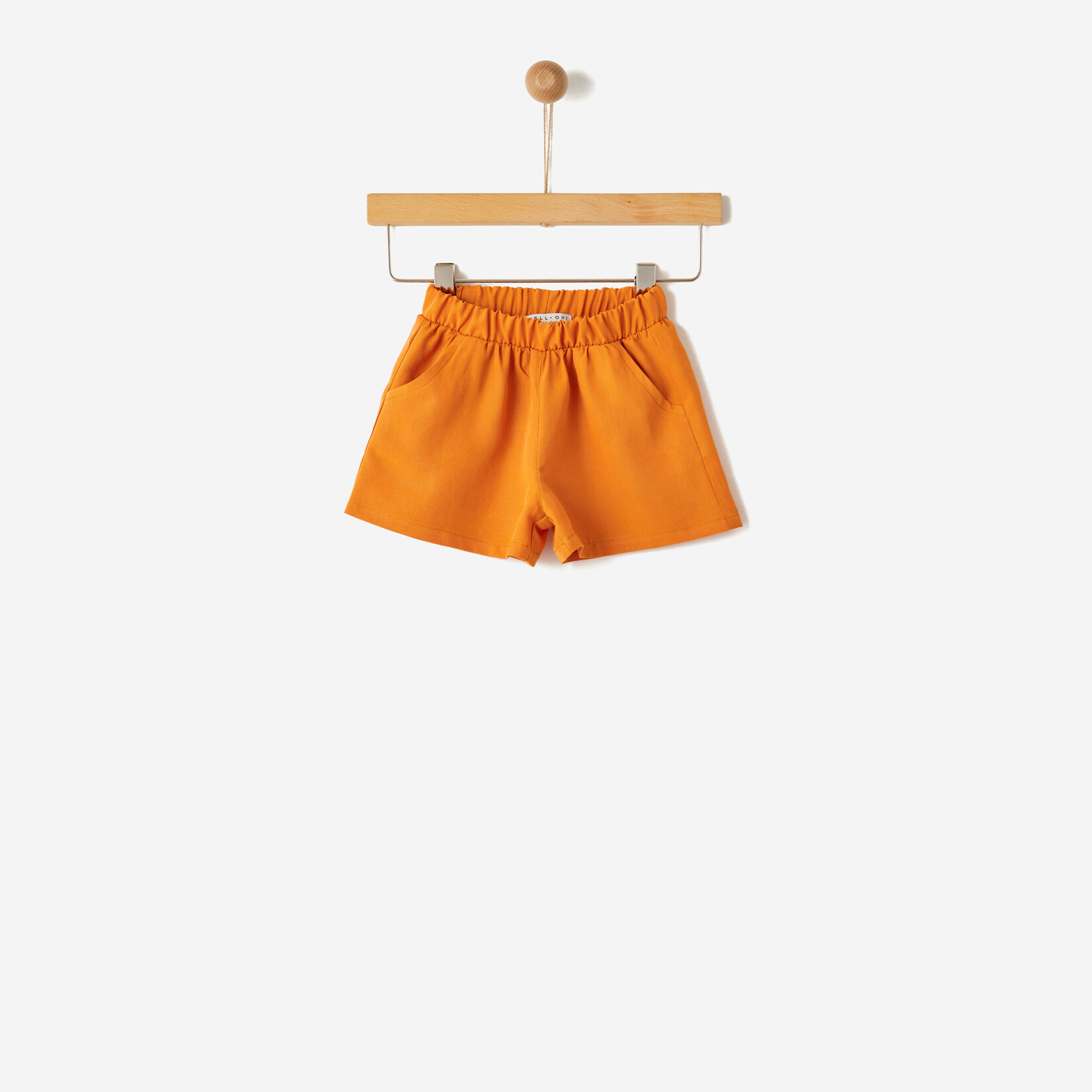 Linnen & Tencil Shorts - Orange