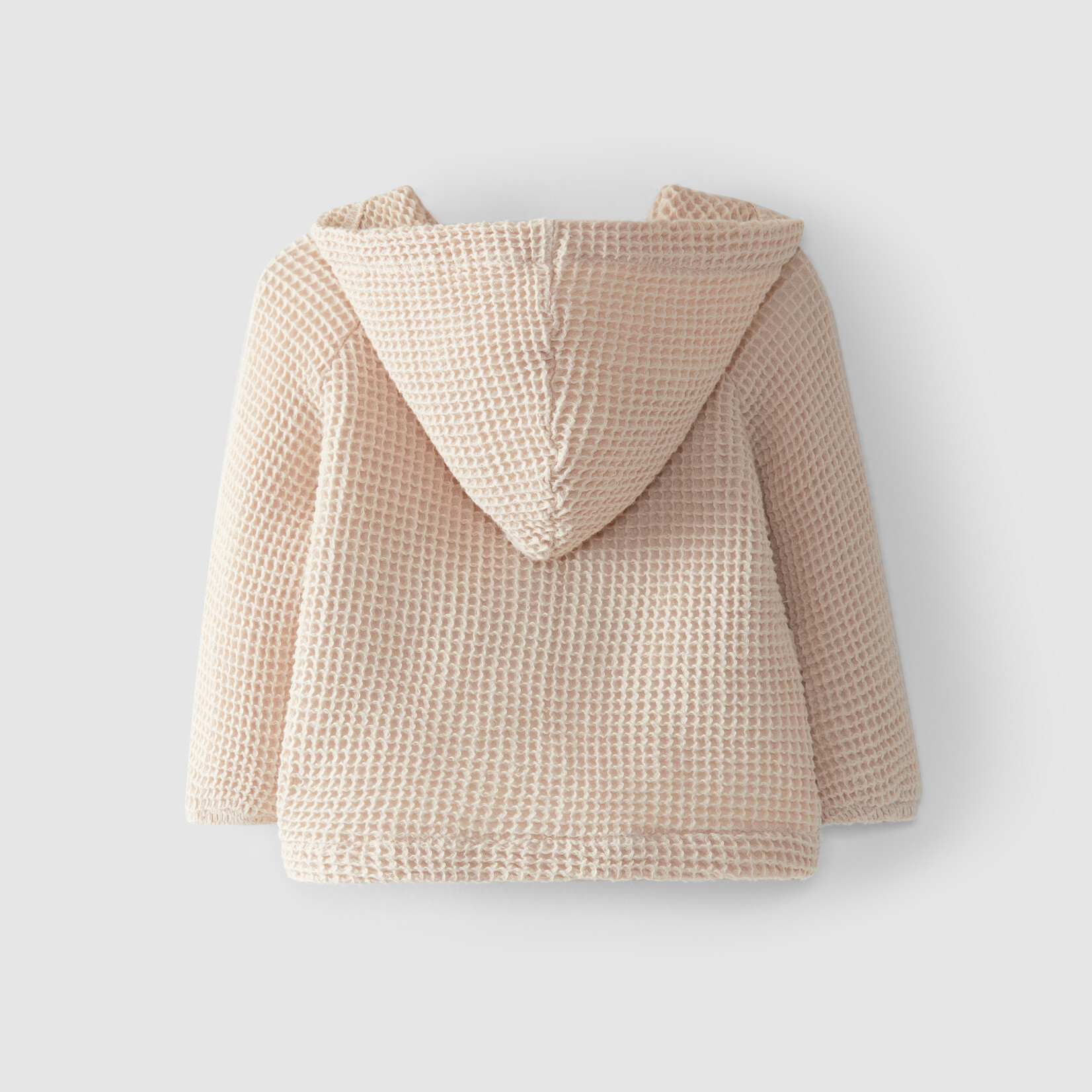 Waffle Jacket - Nude