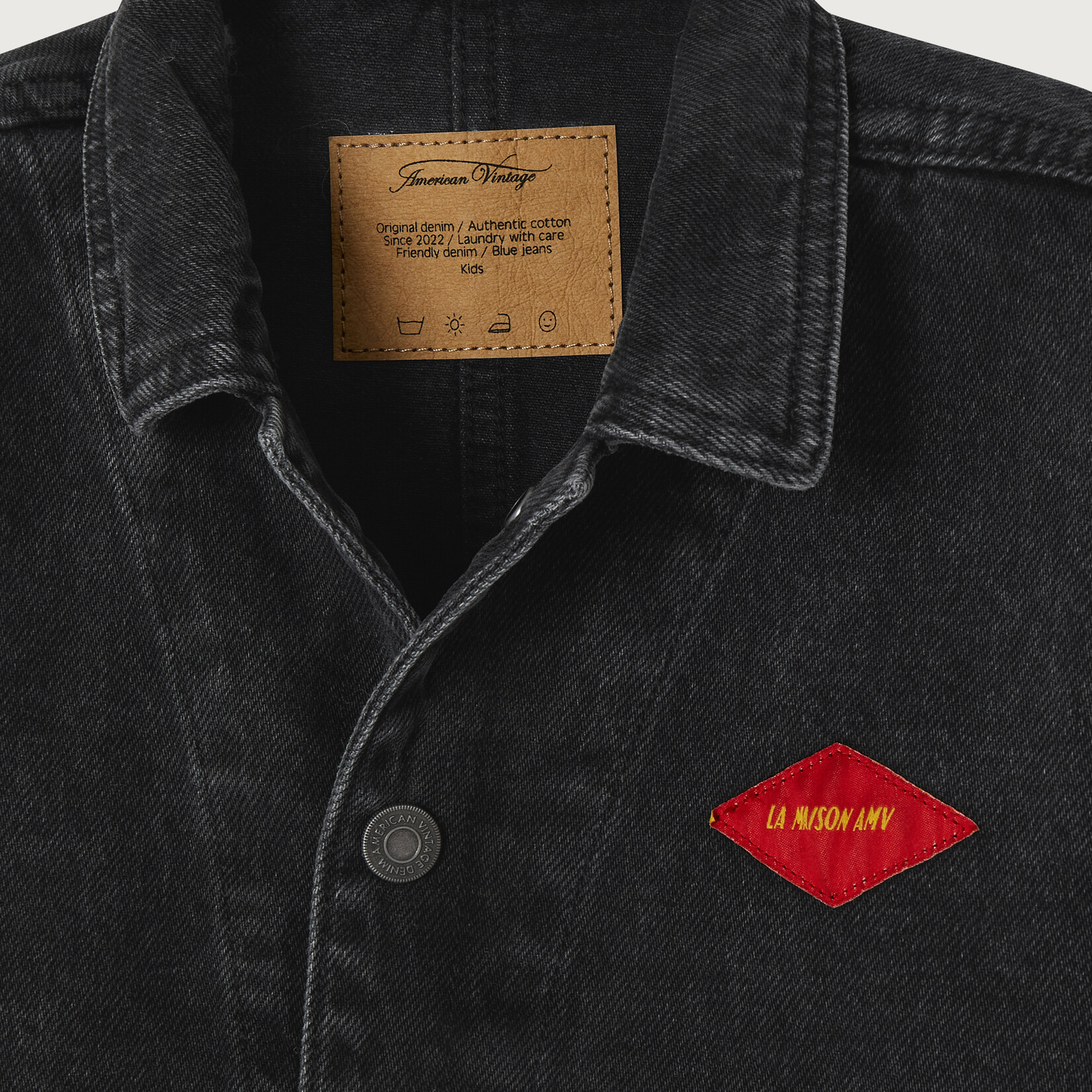 American Vintage Worker Jacket - Vintage Black