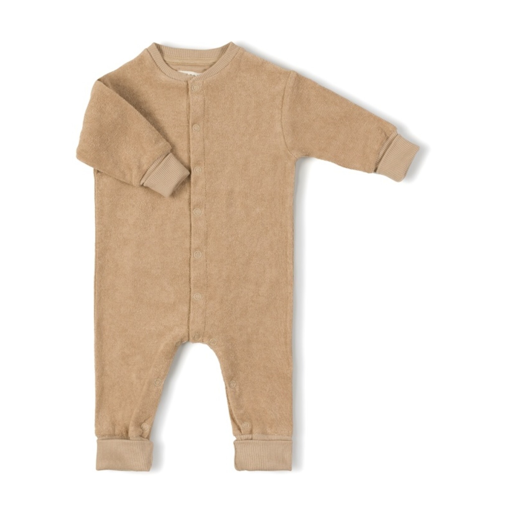 Snap Onesie - Biscuit