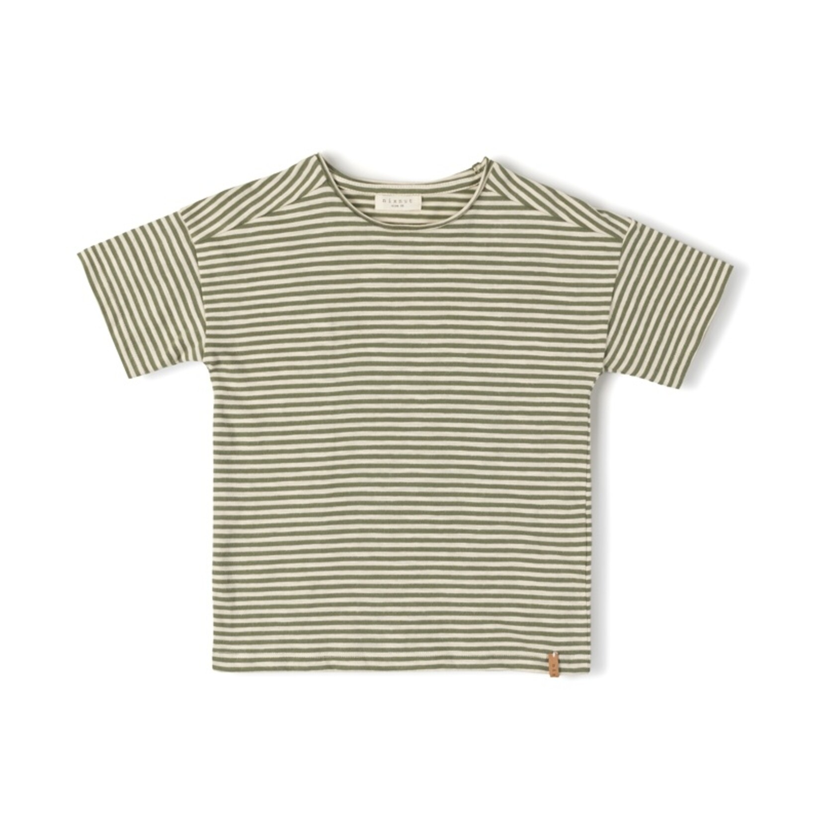 Nixnut Com Shirt - Khaki Stripe