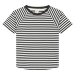 Gray Label Crewneck Tee GOTS - Nearly Black/White