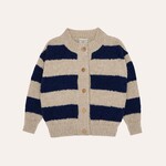 The Campamento Blue stripe kids cardigan