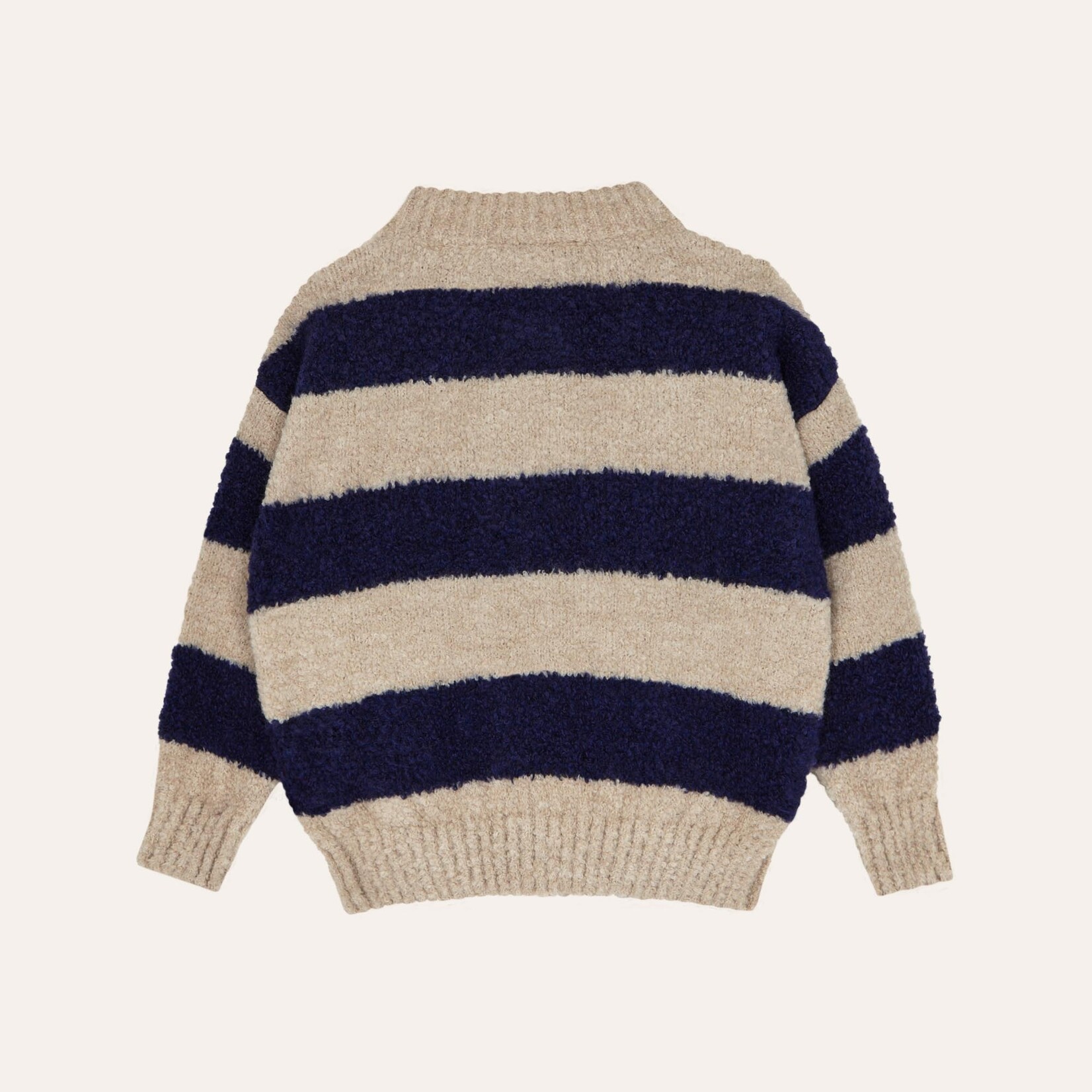 The Campamento Blue stripe kids cardigan