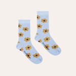 The Campamento Light Blue Flower Socks