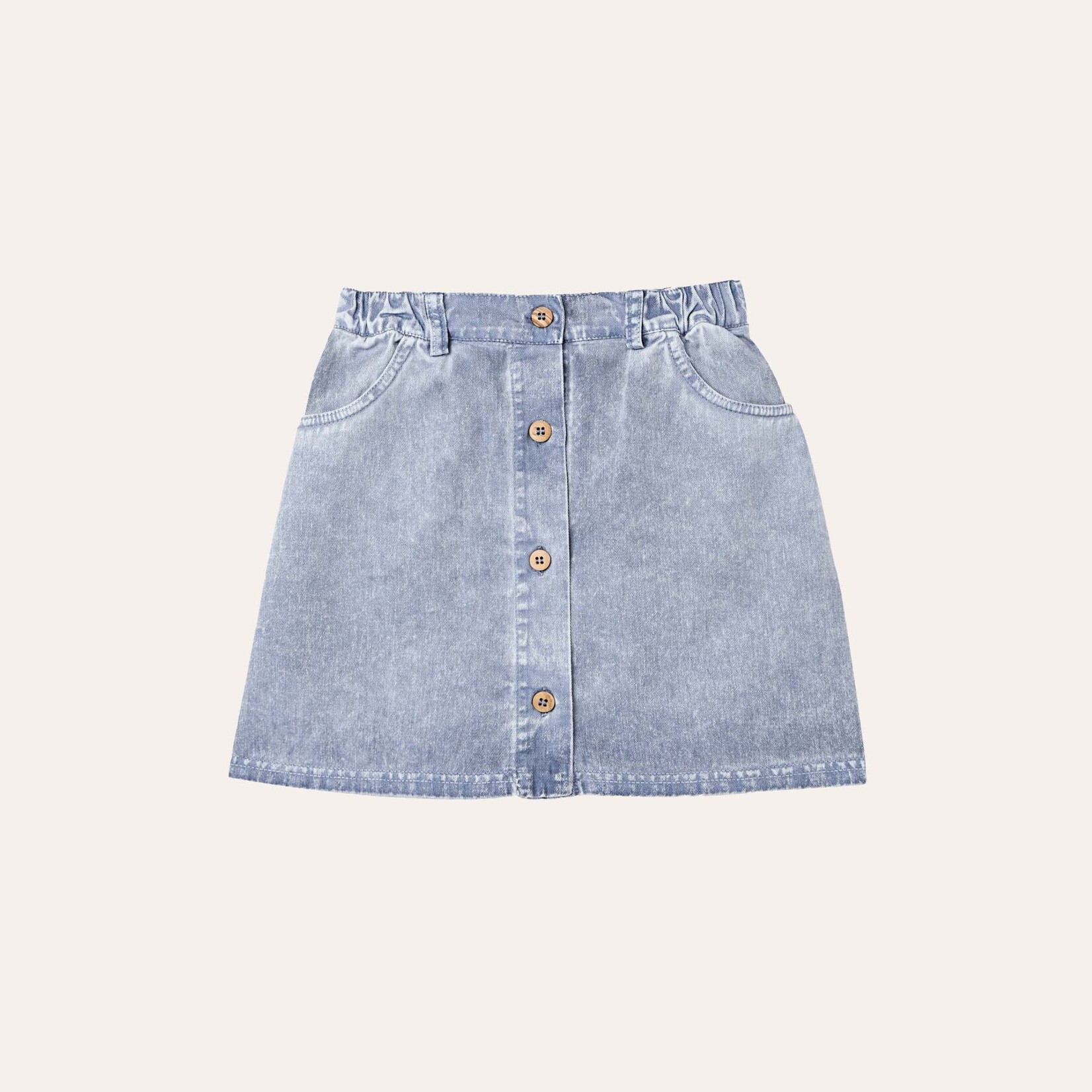 The Campamento Skirt - light blue washed