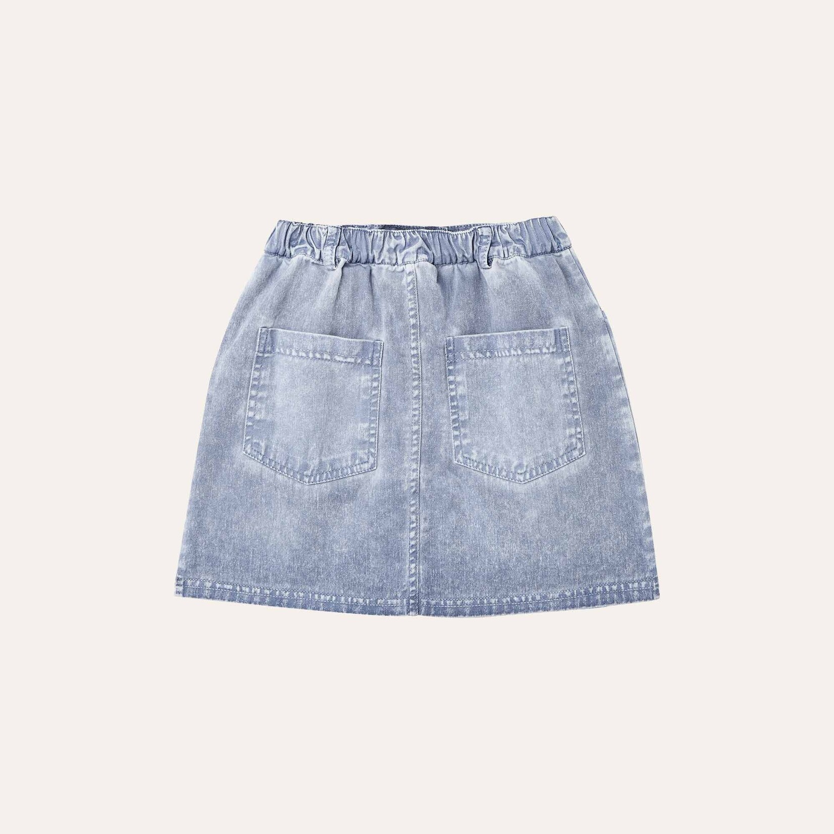 The Campamento Skirt - light blue washed