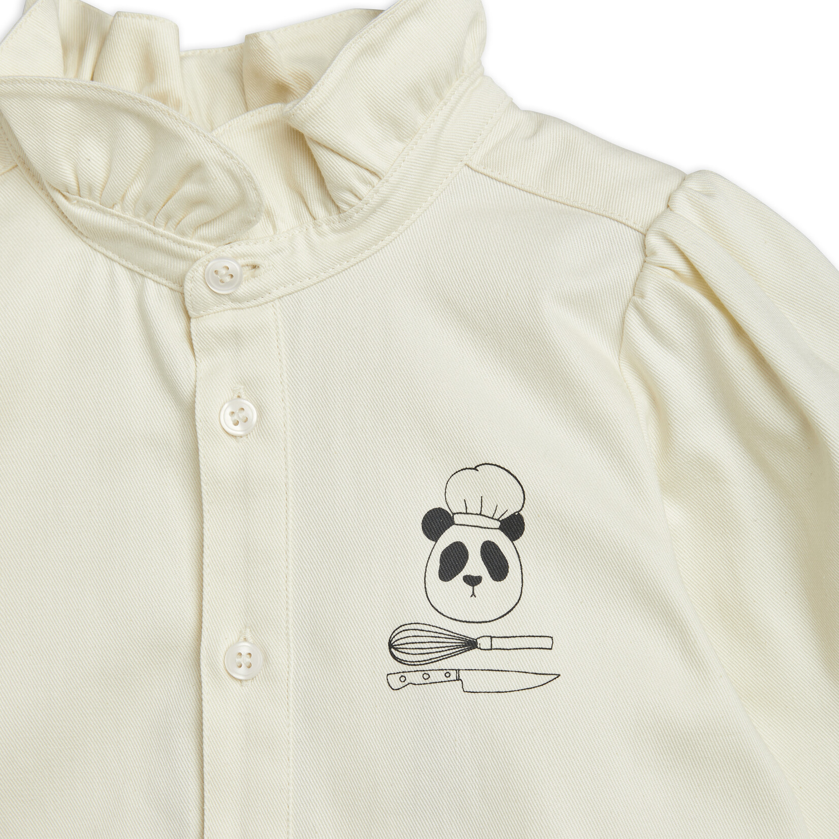 Mini Rodini Chef panda woven blouse