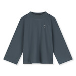 Gray Label High Neck L/S Tee - Blue Grey