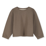 Gray Label Cropped Sweatshirt - Brownie