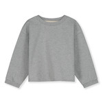 Gray Label Cropped Sweatshirt - Grey Melange