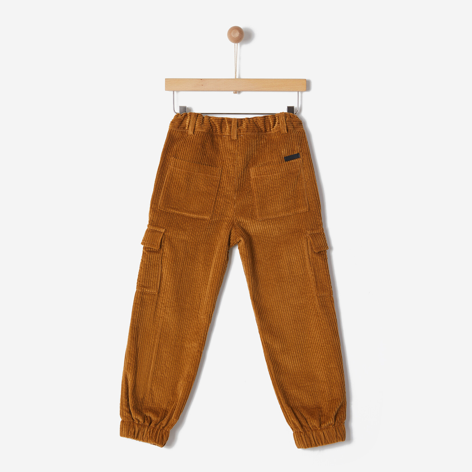 Yell-Oh Cord Jogger Trousers - Camel