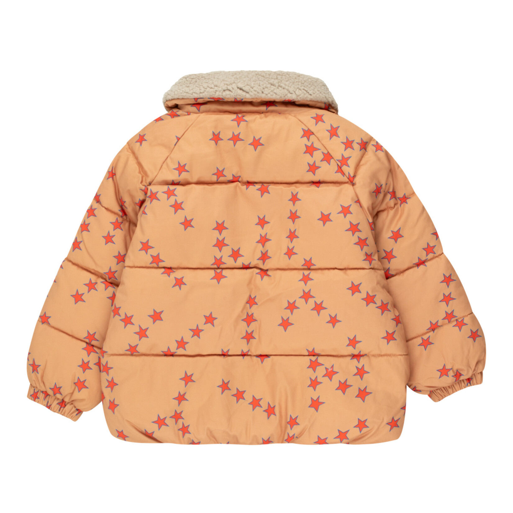 Tiny Cottons Tiny Stars Short Padded Jacket - Almond