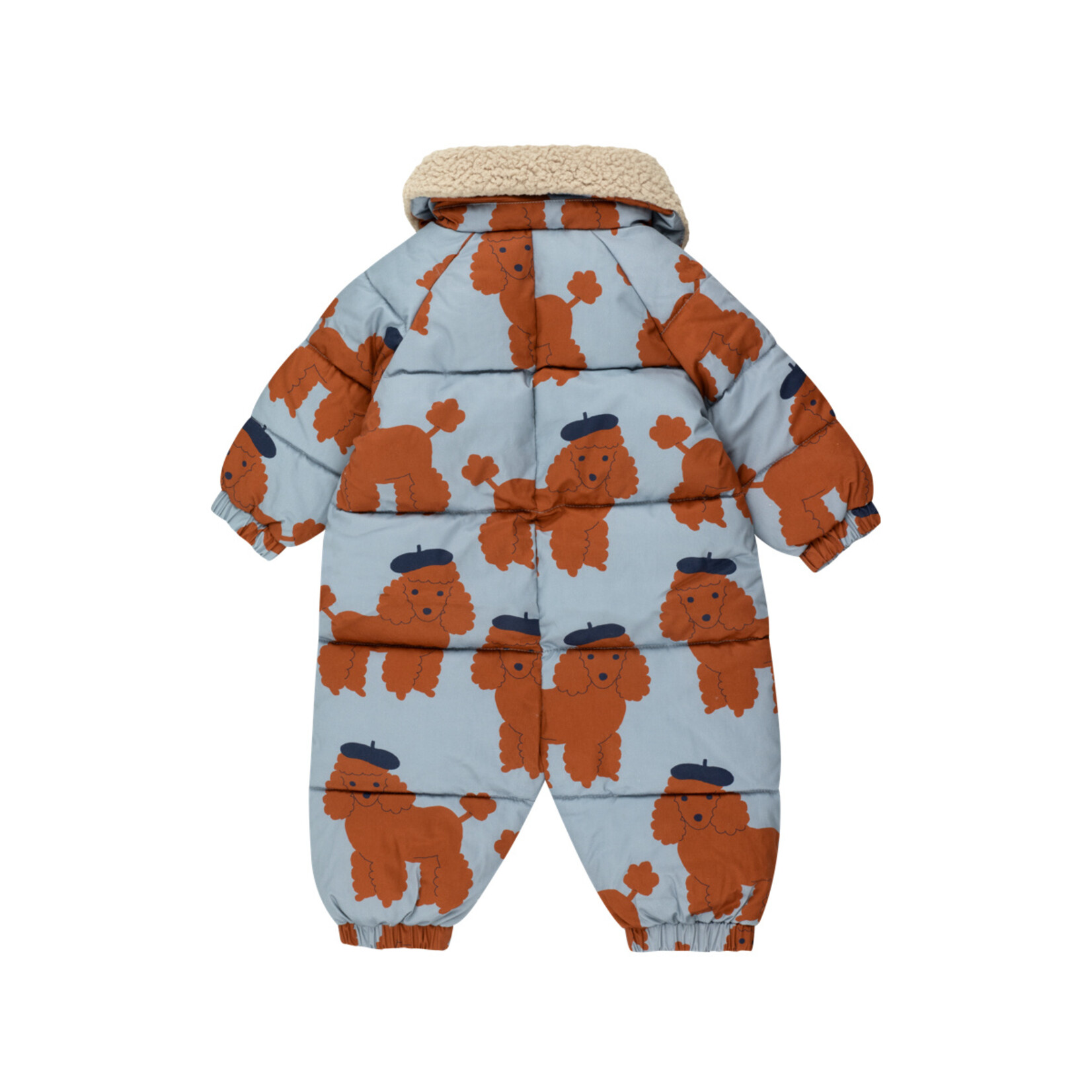 Tiny Cottons Tiny Poodles Padded Overall - Dark Grey