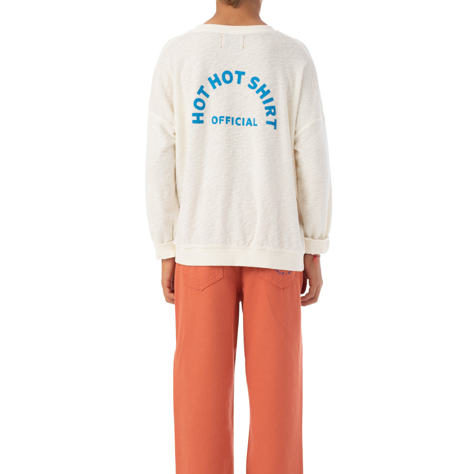 Piupiuchick sweatshirt | ecru w/ ice cream print