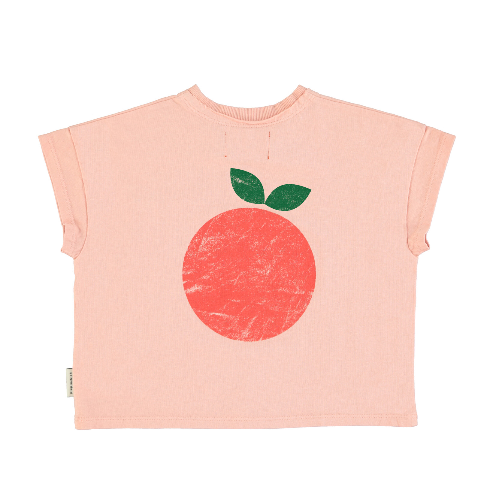 Piupiuchick t'shirt baby | light pink w/ "stay fresh" print