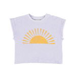 Piupiuchick t ́shirt | lavender w/ "burning sand" print