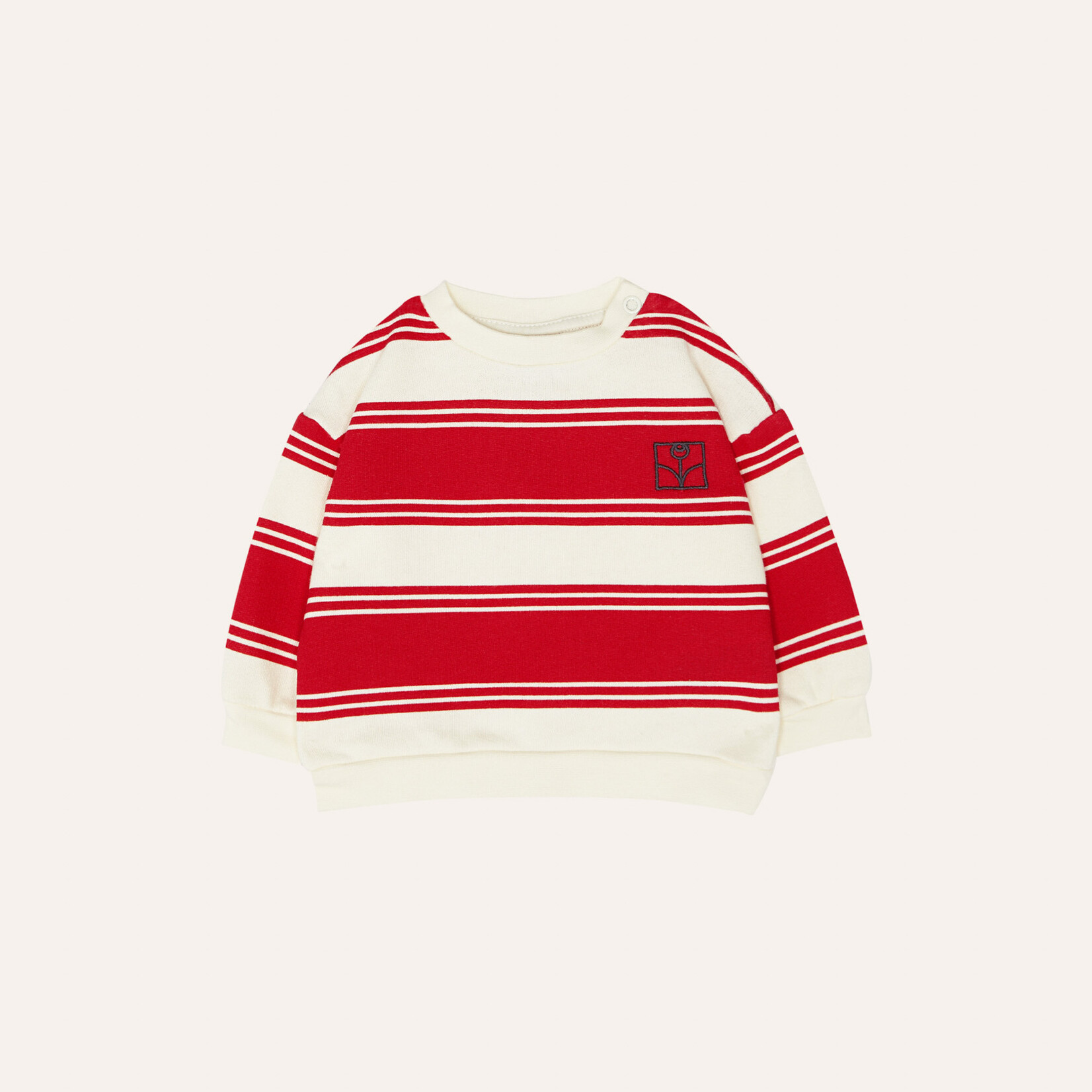 The Campamento RED STRIPES BABY SWEATSHIRT