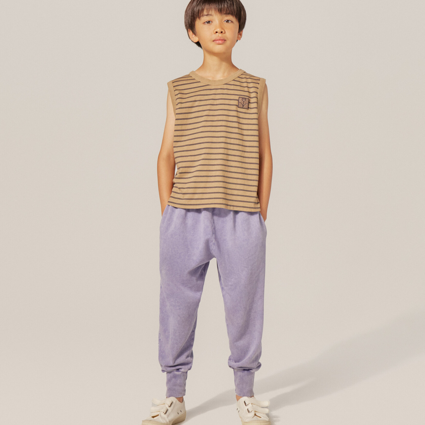 The Campamento BLUE WASHED KIDS JOGGING TROUSERS