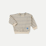 My Little Cozmo Organic crepe stripe baby sweatshirt