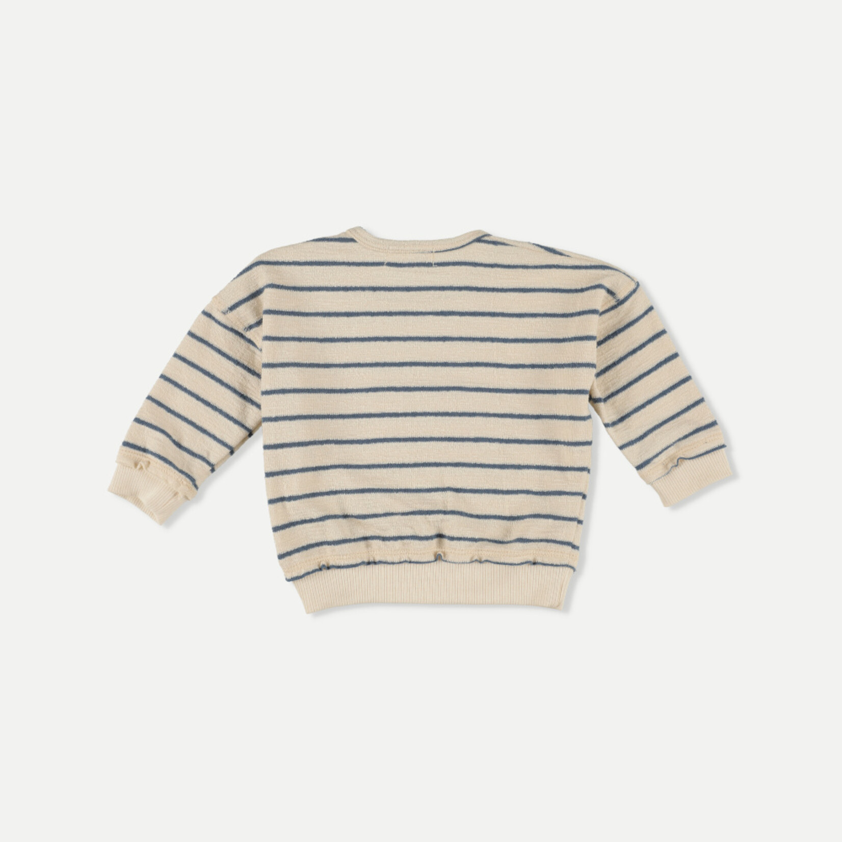 My Little Cozmo Organic crepe stripe baby sweatshirt