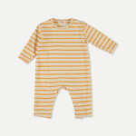 My Little Cozmo Organic crepe stripe baby jumpsuit