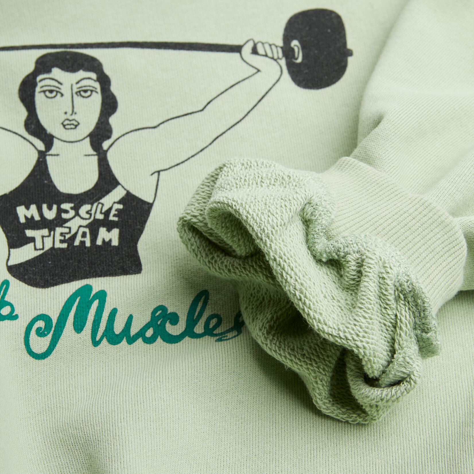 Mini Rodini Club muscles sp sweatshirt
