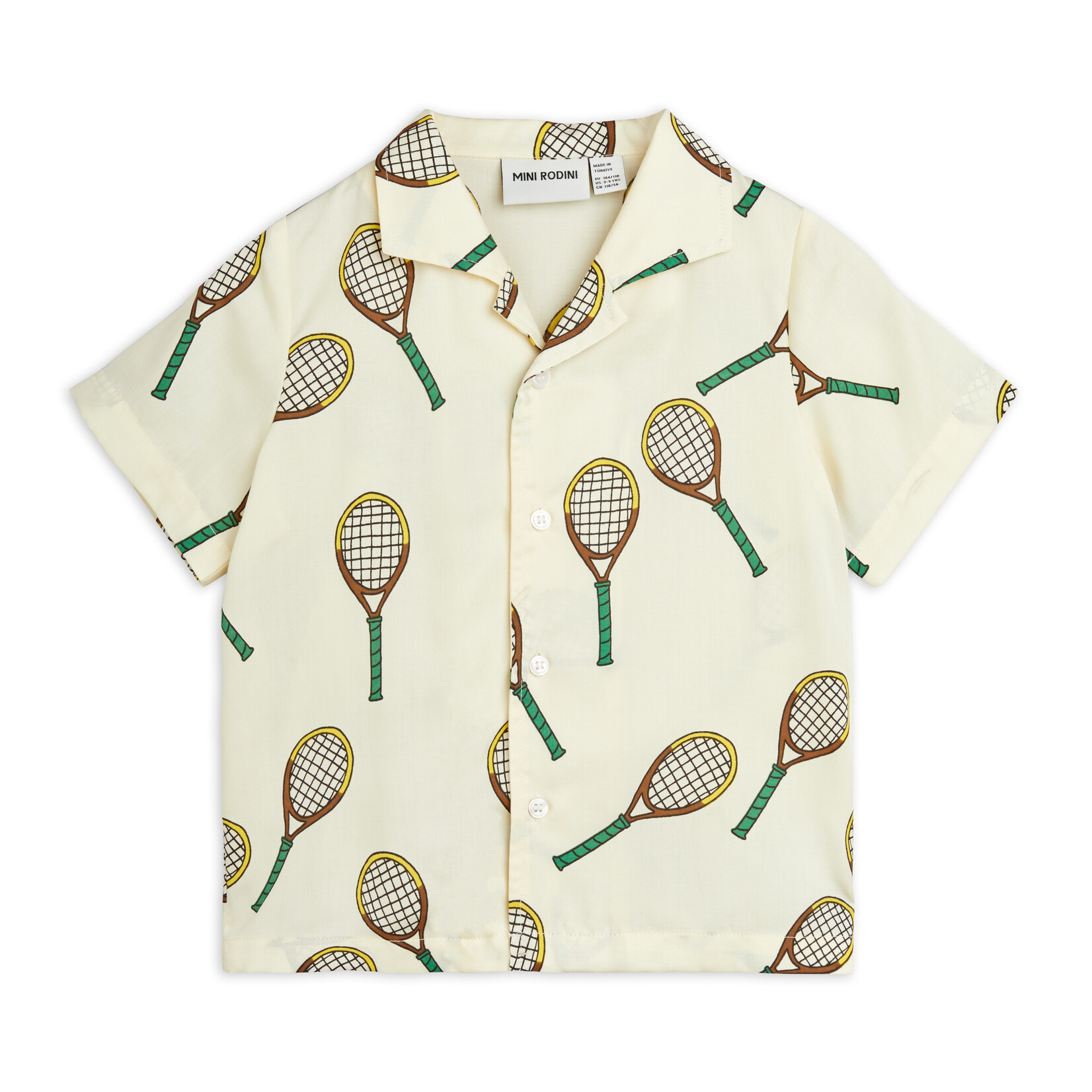 Mini Rodini Tennis aop woven ss shirt