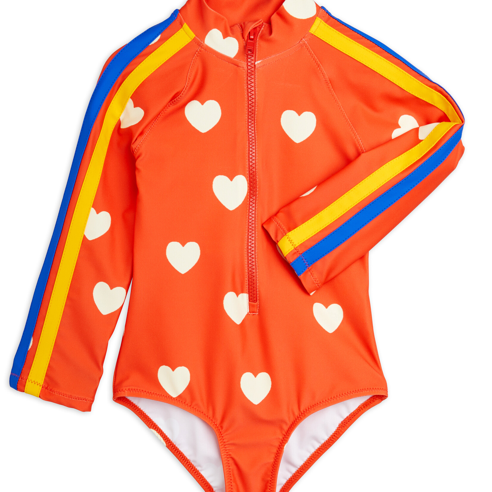 Mini Rodini Hearts aop ls uv swimsuit