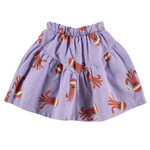 Lotiekids MAUVE LINNEN SKIRT - OCTOPUSES